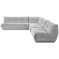 Ecksofa Giselle Grau - Grau, Trend, Textil (285/315cm) - Livetastic