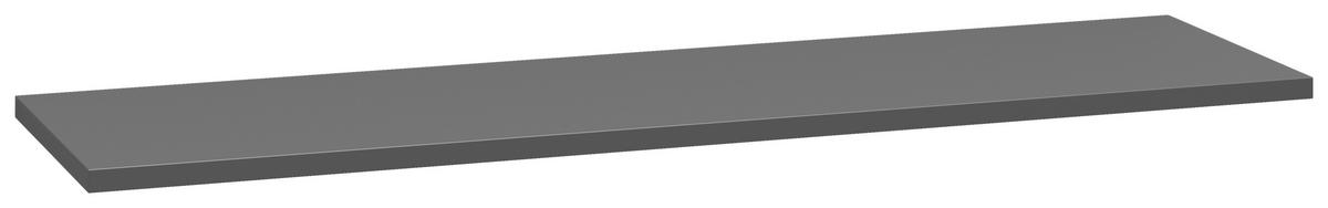 Abdeckboden Sixty-Four 128x35 cm Graphitfarben - Graphitfarben, Trend, Holzwerkstoff (128/2/35cm)
