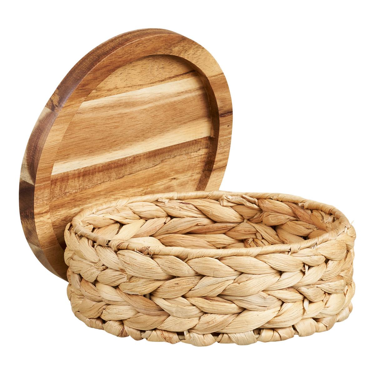 Korbset 3 tlg. Akazie, Naturfarben - Naturfarben, Basics, Naturmaterialien/Holz