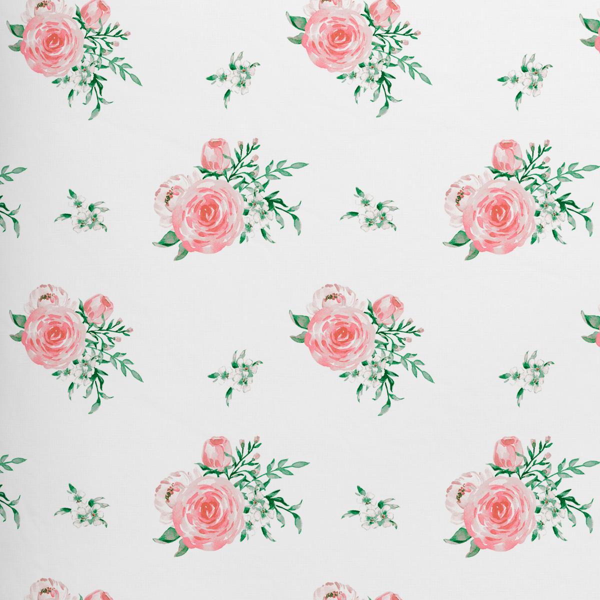 Ágyneműhuzat-garnitúra Christa - pink/fehér, Romantik / Landhaus, textil - James Wood