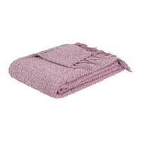 Měkká deka Berkley,130/170cm,hnědofialová - světle fialová, Konvenční, textil (130/170cm) - Mömax