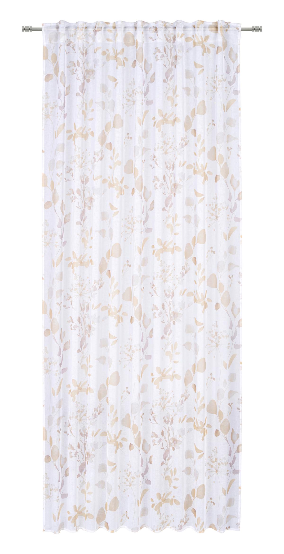 HOTOVÝ ZÁVES OLIVIA - svetložltá, textil (140/245cm) - Mömax