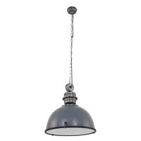 Pendelleuchte Bikkel - Grau, Trend, Glas/Metall (52/153/52cm)