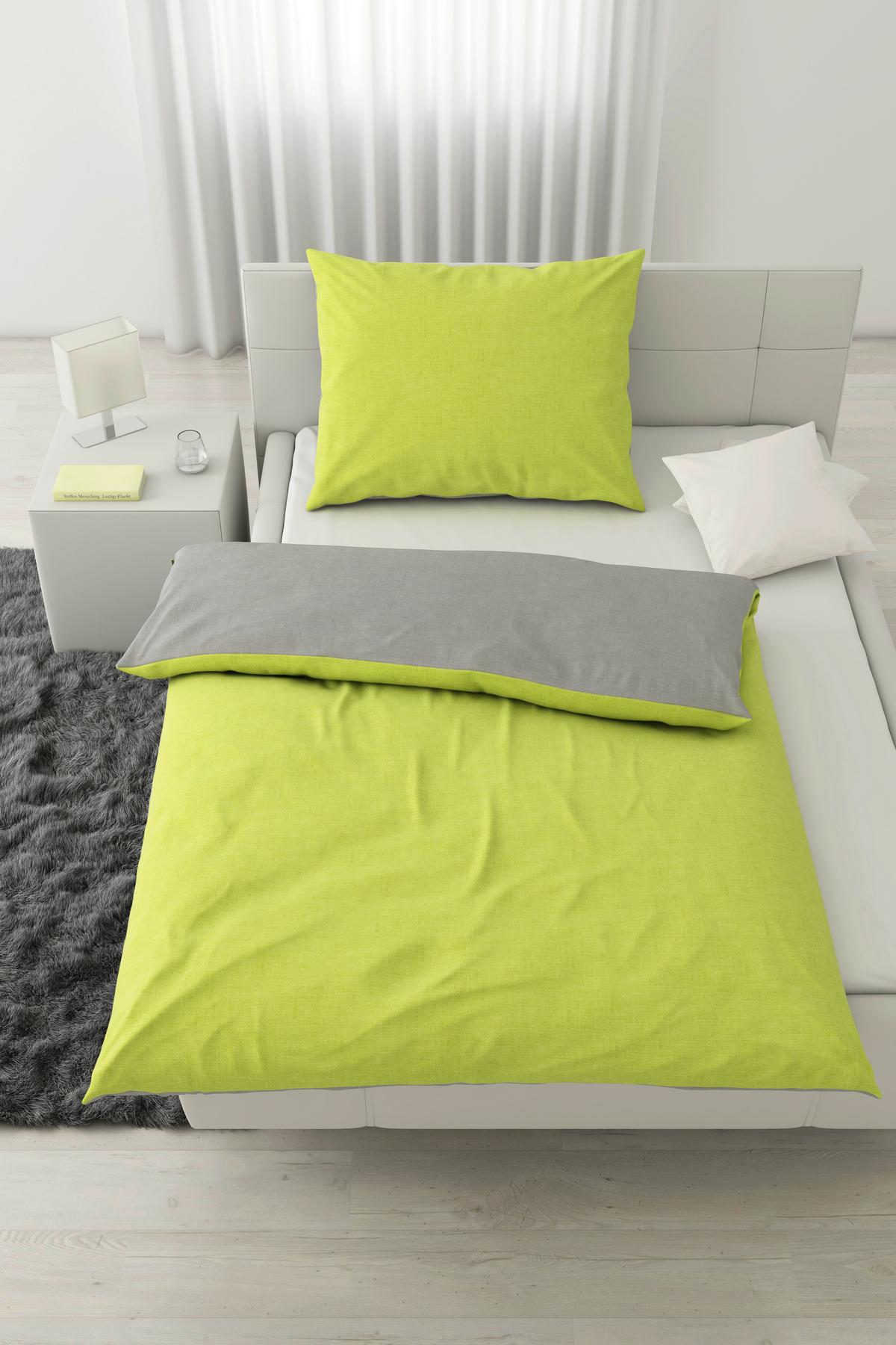 POVLEČENÍ Noah wende, 140/200cm, žlutá - žlutá, textil (140/200cm) - Modern Living