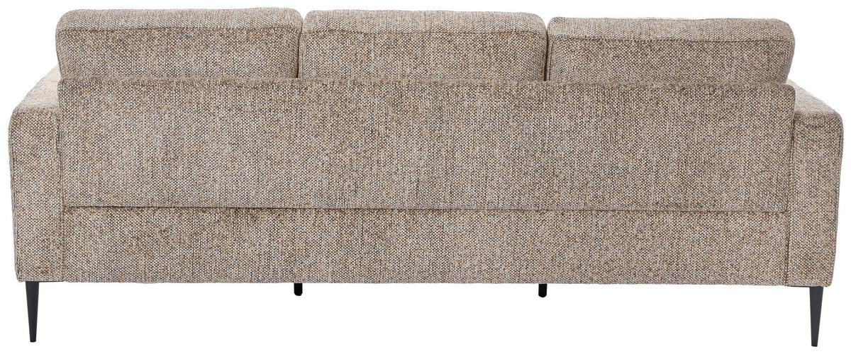 3-sitzer-sofa Parma Multicolor Chenille B: 208 Cm - Multicolor/Schwarz, Basics, Holz/Textil (208/83/151cm) - Livetastic