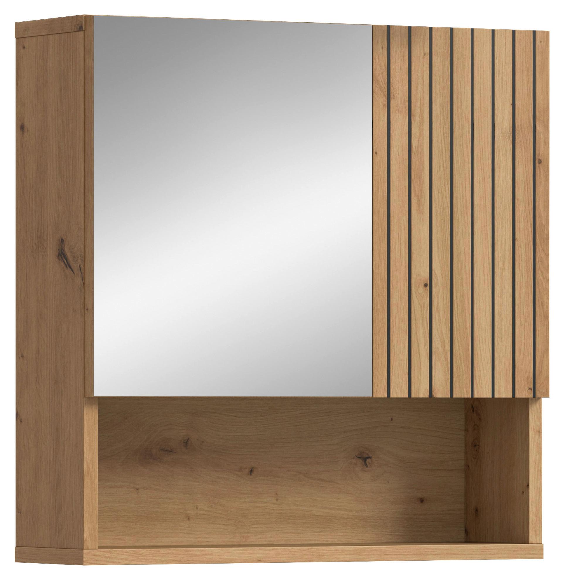 Spiegelschrank Mone Eiche Artisan B: 60cm - Eiche Artisan, Basics, Holzwerkstoff (60/55/17cm) - MID.YOU