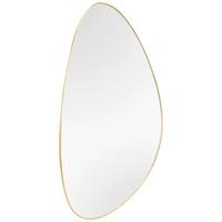 NÁSTĚNNÉ ZRCADLO IDA - barvy zlata, Moderní, kov/sklo (40/60cm) - Mömax