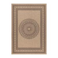 Outdoorteppich Dhaka - Beige, Basics, Textil (140/200cm) - Novel