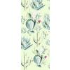 Vliestapete Cactus Green Panel - Grün, Basics (100/250cm) - Komar