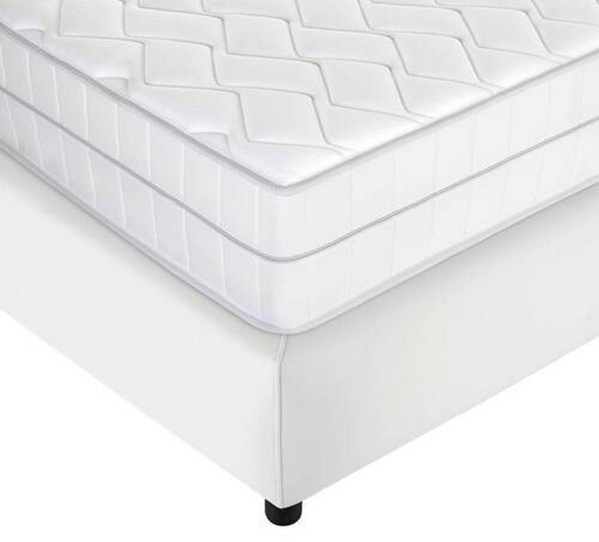 Kaltschaummatratze Air Deluxe 140x200 cm H2+h3, H: 19 cm - Weiß, Basics, Textil (140/200cm) - MID.YOU