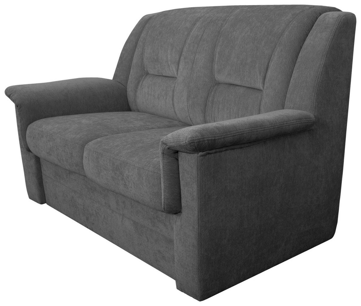 2-SITZER-SOFA Rafael, Graphitfarben B: 152cm - Schwarz/Graphitfarben, Trend, Textil (152/95/95cm)