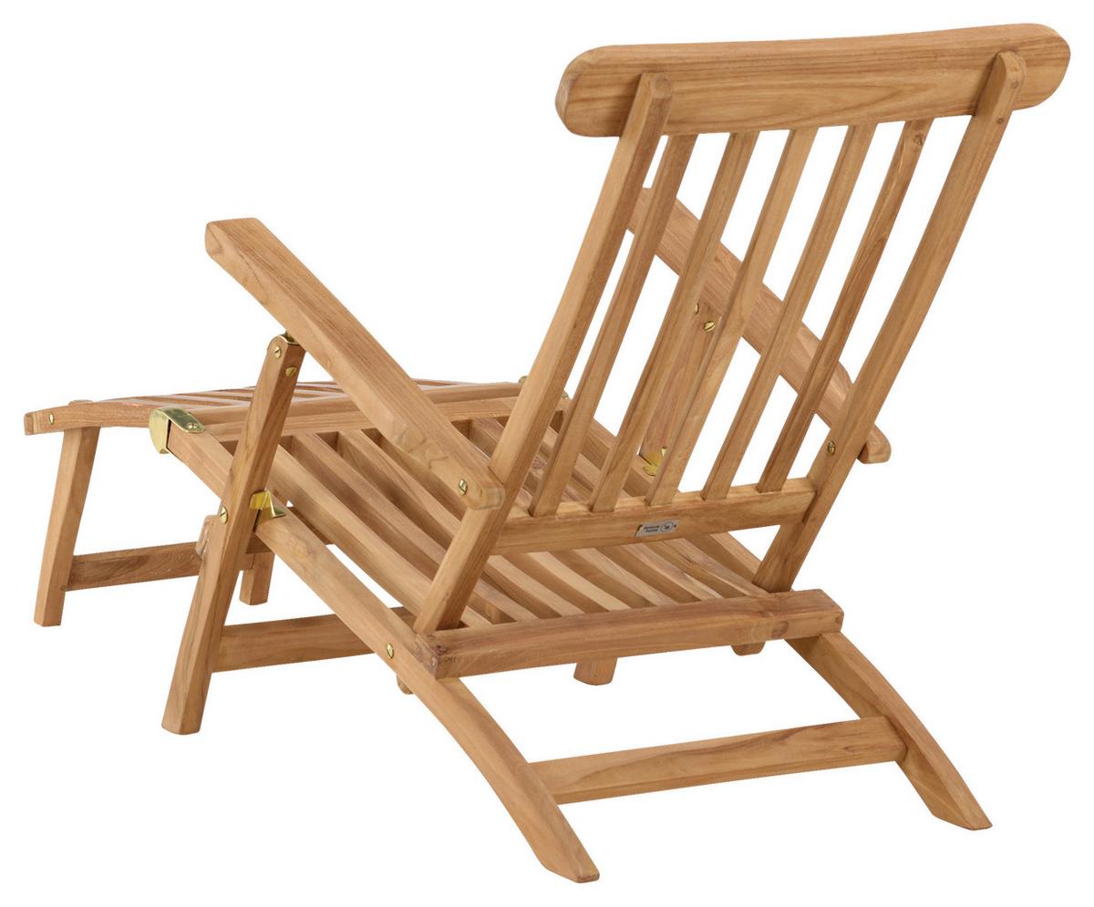 Sonnenliege Kenya Teakholz - KONVENTIONELL (60/95/150cm) - Gardenson