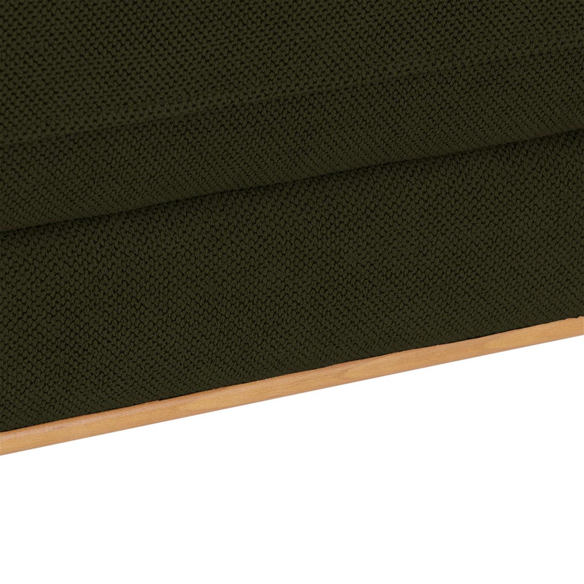 Ecksofa Bergamo - Schlammfarben/Schwarz, MODERN, Textil (238/162cm) - Ondega