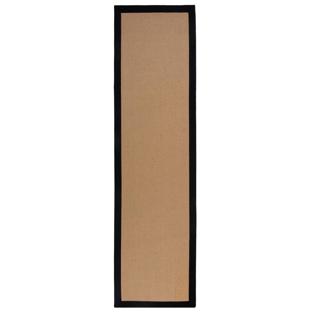 Läufer Kira - Schwarz, KONVENTIONELL, Textil (60/600cm)