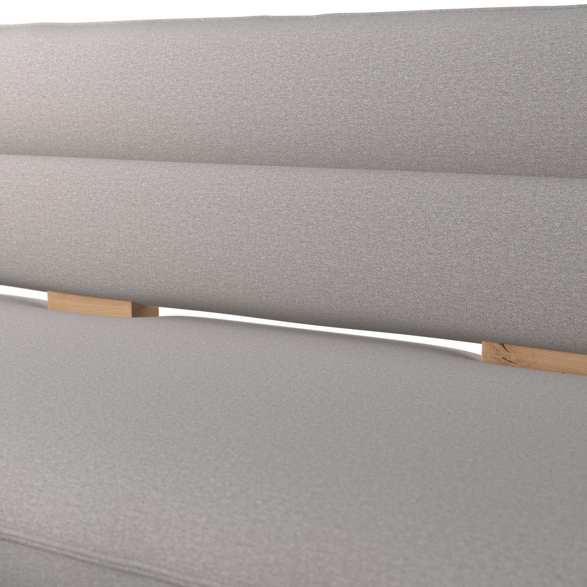 Eckbank Beluna Ii Webstoff Hellgrau, B: 170cm - Eichefarben/Hellgrau, KONVENTIONELL, Holz/Textil (170/192cm) - James Wood