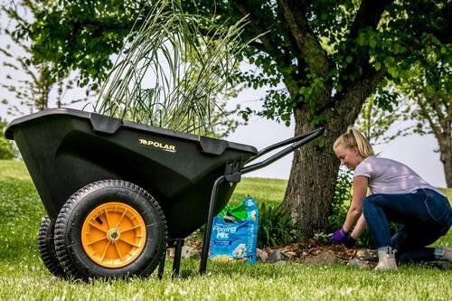Gartenkarre Schubkarre Cub Cart - Schwarz, Basics, Kunststoff (71/74/127cm)