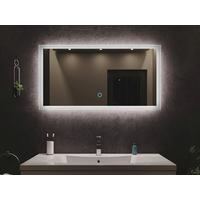 Badezimmerspiegel Led Spiegel Rechteckig B:100cm - MODERN, Glas (100/53/3,2cm) - MID.YOU