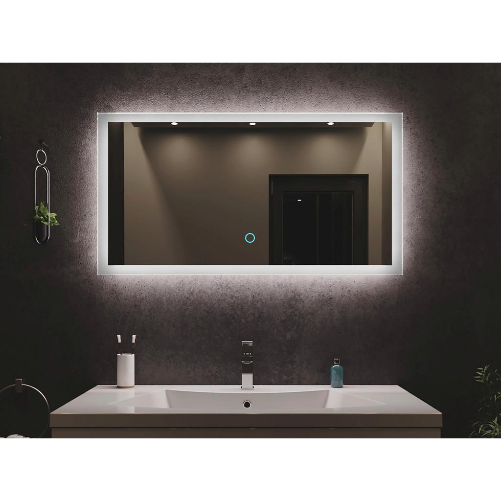 Badezimmerspiegel Led Spiegel Rechteckig B:100cm