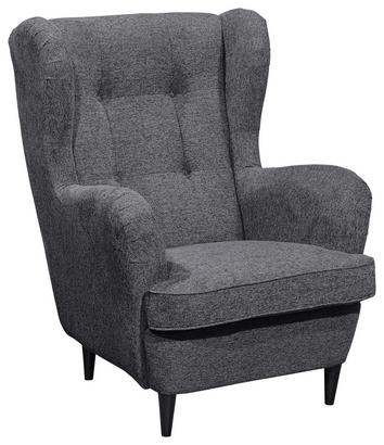 Sessel B: 78 cm Sessel Oskar Anthrazit