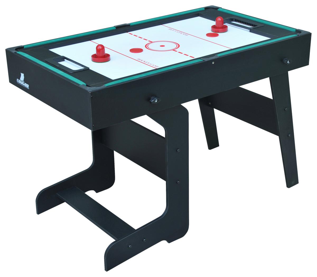 Multispieltisch Cougar All-In-One Schwarz B: 61 cm - Schwarz, KONVENTIONELL, Holz (61/81/119,00cm) - Ambia Garden