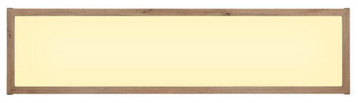LED-Deckenleuchte 41589d5 - Dunkelbraun/Opal, Natur, Holzwerkstoff/Kunststoff (120/30/7,5cm) - Globo