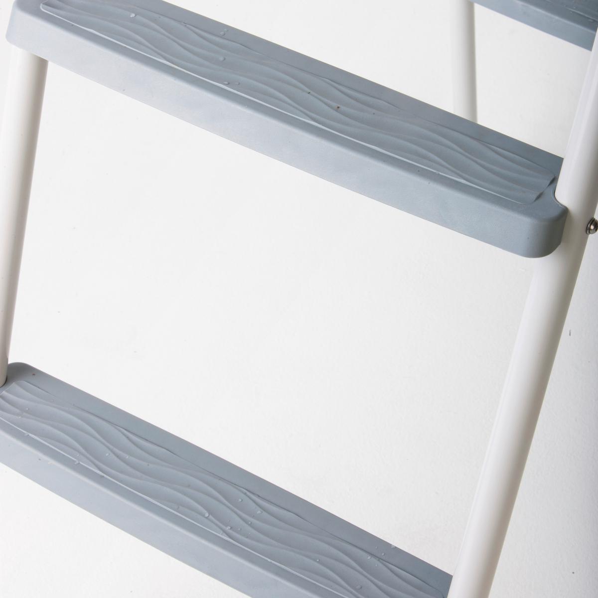 Poolleiter Leiter - Weiß, KONVENTIONELL, Metall (134cm) - Gre