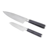 SADA NOŽOV 2-dielna - čierna/strieborná, Modern, kov - Echtwerk