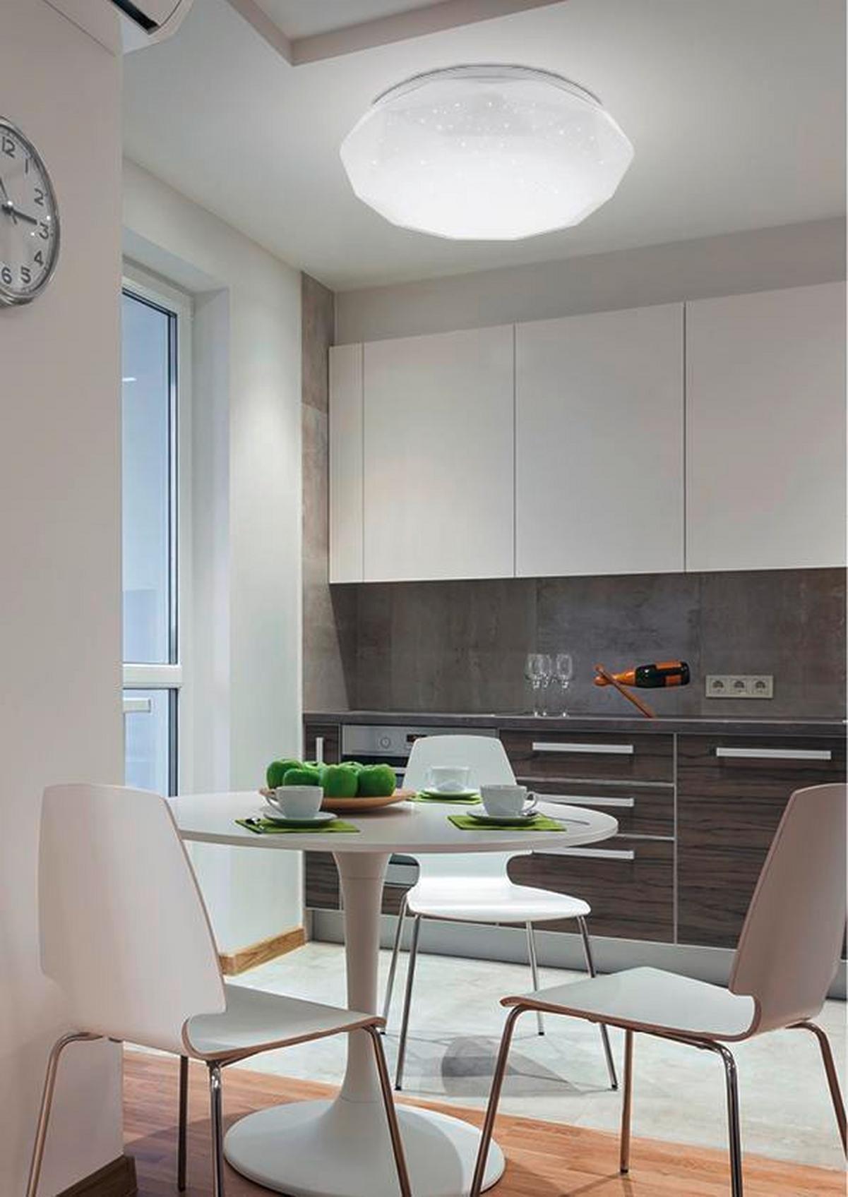 LED-Deckenleuchte 14-64561 Sky Effect - Weiß, Basics, Metall (51/51/11cm)