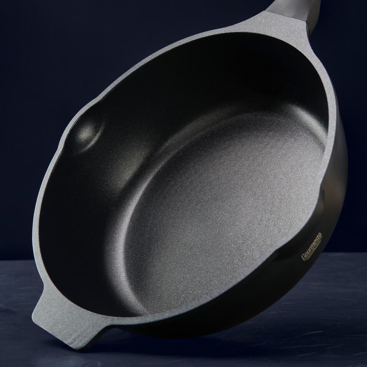 Panvica Black Line, Ø: 28cm - čierna, Konventionell, kov/plast (28/8,5cm) - Gourmesto