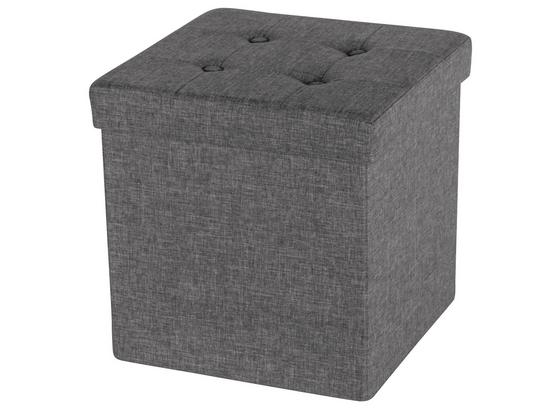 Hocker Franz - Grau, MODERN, Holzwerkstoff/Textil (38/38/38cm) Hocker Franz - Grau, MODERN, Holzwerkstoff/Textil (38/38/38cm)