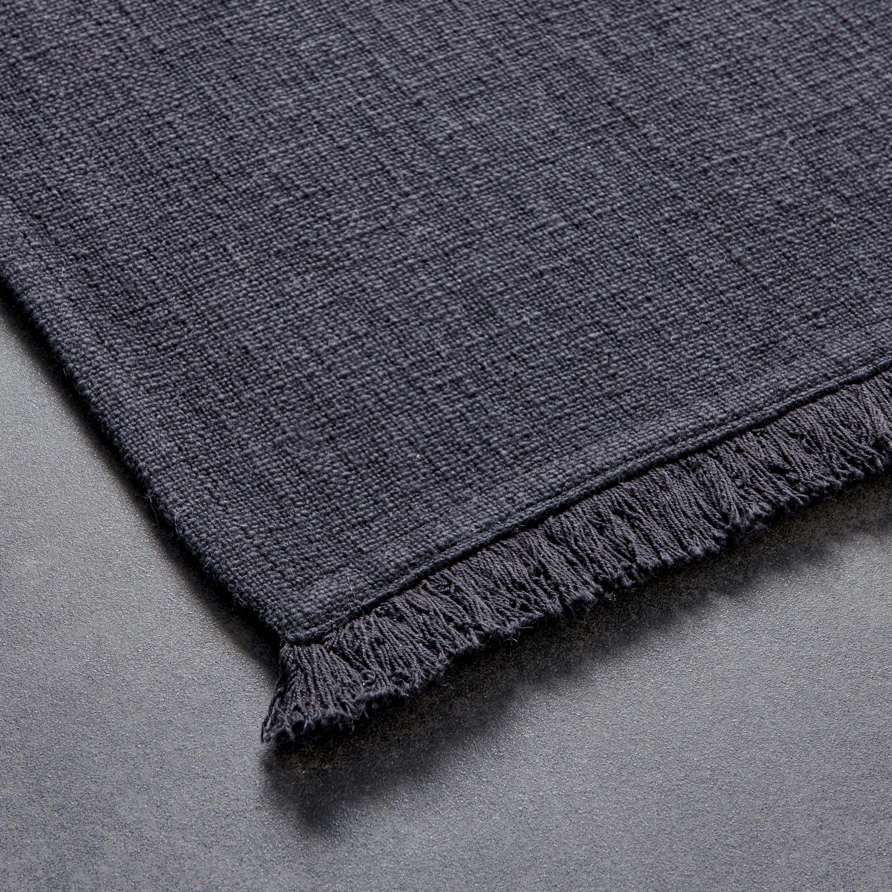 Běhoun Na Stůl Pablo, 45/170cm, Černá - černá, Moderní, textil (45/170cm) - Premium Living