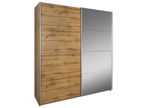 Schwebetürenschrank Feldkirch4 B:181cm Wotan Eiche Dekor - Eichefarben, MODERN, Holzwerkstoff (181/210/62cm) Schwebetürenschrank Feldkirch4 B:181cm Wotan Eiche Dekor - Eichefarben, MODERN, Holzwerkstoff (181/210/62cm)