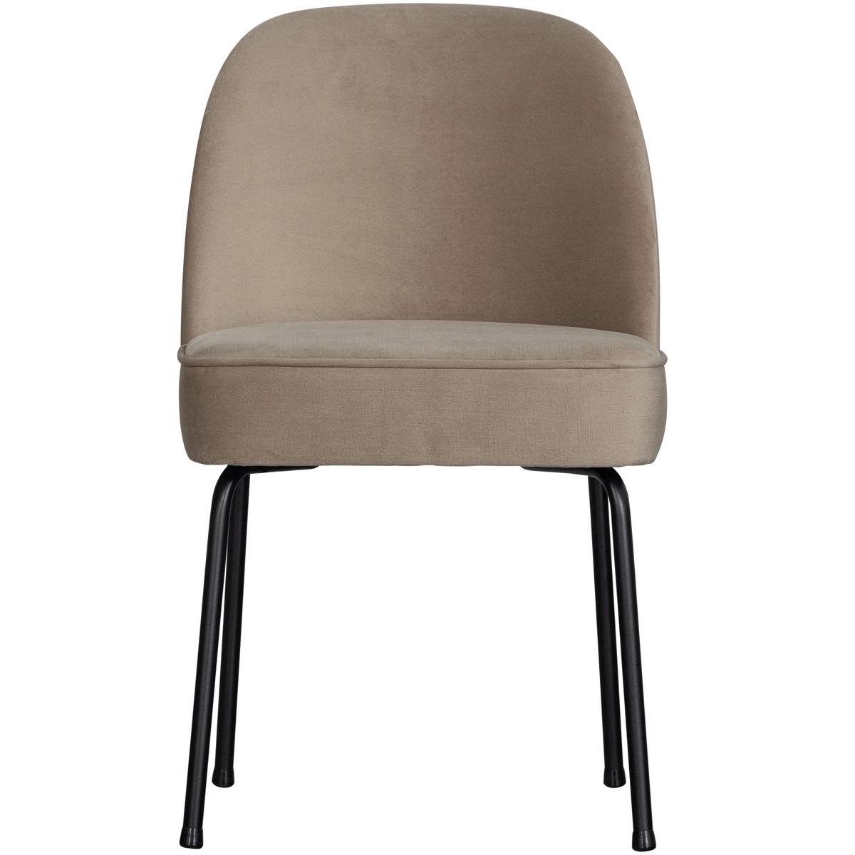 Stuhl-Set Vogue Khaki B: 50cm - Khaki/Schwarz, MODERN, Textil/Metall (50/83/57cm) - Livetastic