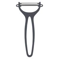 Škrabka KIKI - farba ušľachtilej ocele, Konventionell, kov (7.5/14.5cm) - Mömax