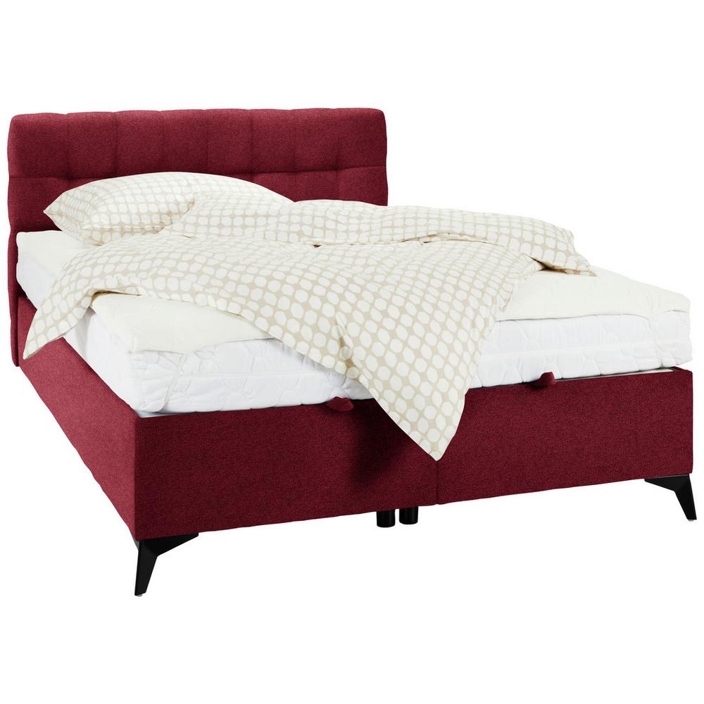 Kontinentálna posteľ Magic, 140x200cm,červená
