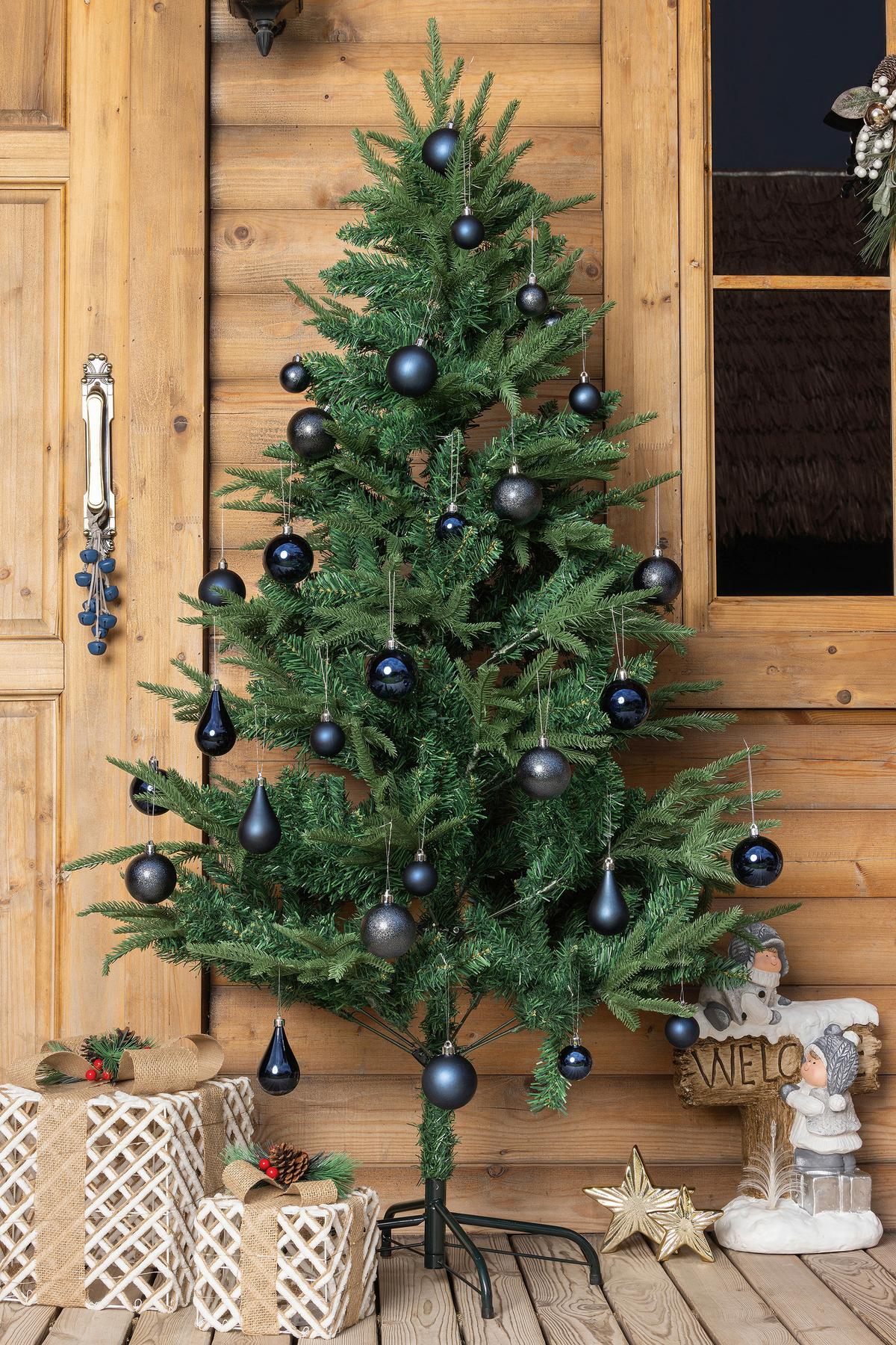 WEIHNACHTSBAUM Elisa - Grün, KONVENTIONELL, Kunststoff/Metall (120cm) - Luca Bessoni