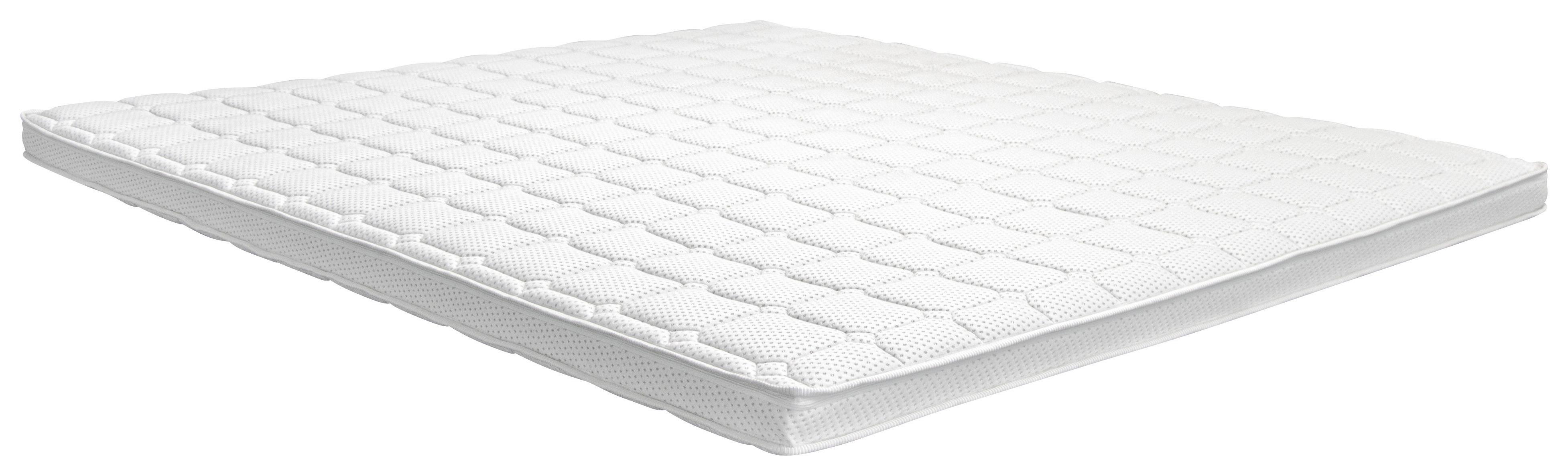 Topper 180x200 Cm Kaltschaumkern - Weiß, KONVENTIONELL, Textil (180/200cm)