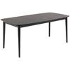 Jídelní stůl MONTREUX dub dyha 180-219x90cm - černá, Trend, dřevo/kompozitní dřevo (180-219/75/90cm) - MID.YOU