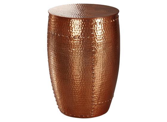 Beistelltisch Aus Handarbeit Pedro, Kupferfarben - Kupferfarben, LIFESTYLE, Metall (41,5/41,5/62cm) - Livetastic Beistelltisch Aus Handarbeit Pedro, Kupferfarben - Kupferfarben, LIFESTYLE, Metall (41,5/41,5/62cm) - Livetastic