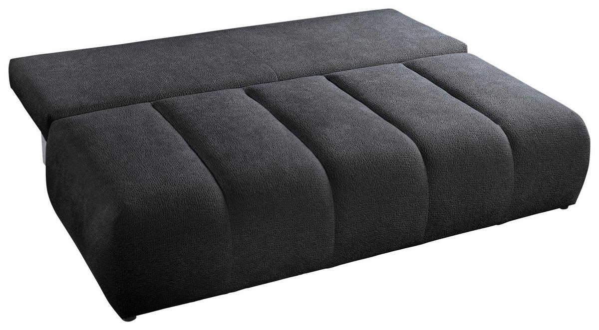 Schlafsofa Milo, Schwarz B: 209 Cm - Creme/Schwarz, Design, Holz/Holzwerkstoff (209/100/103cm) - MID.YOU