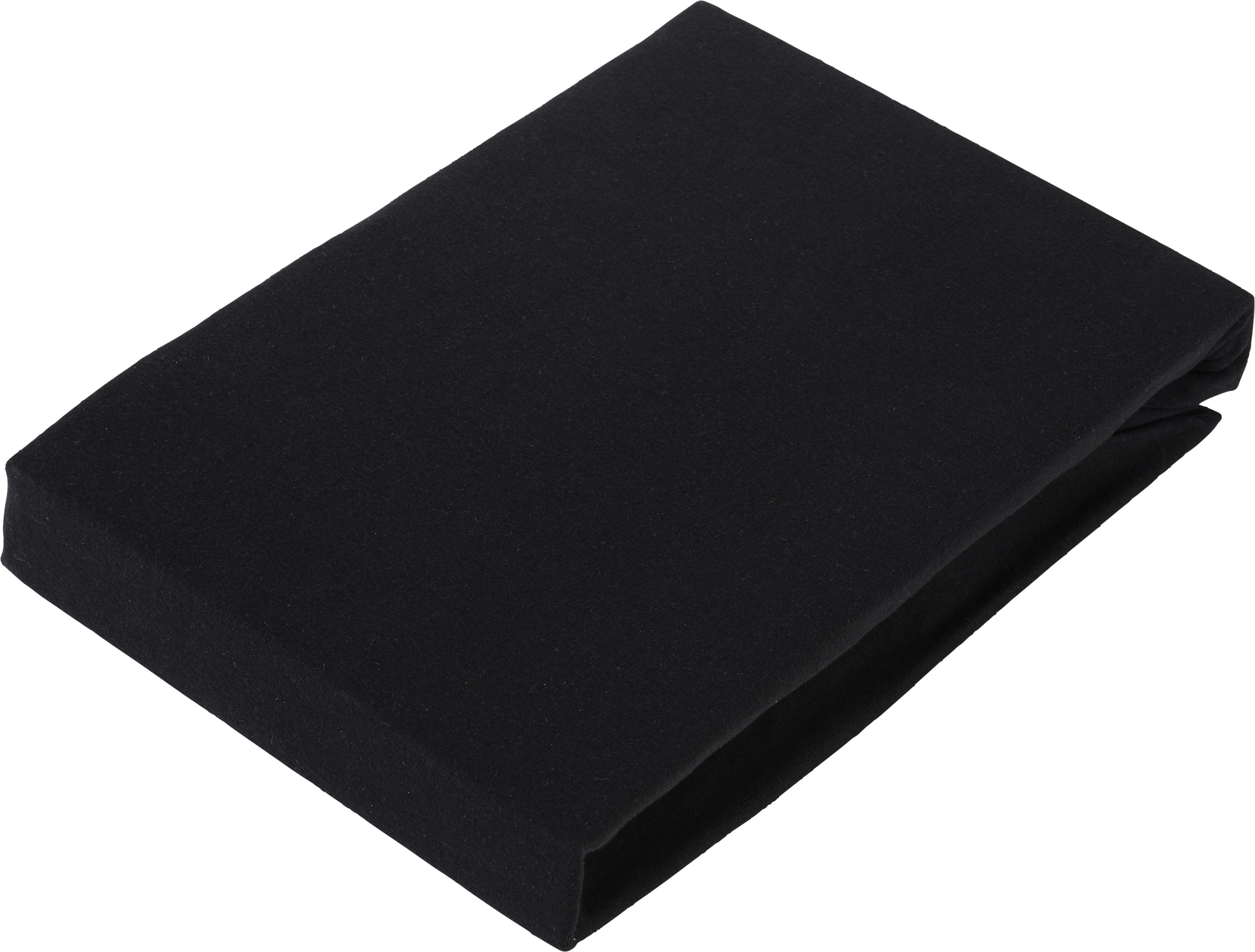 Elastické Prostěradlo Basic, 150/200cm, Černá - černá, textil (150/200cm) - Modern Living