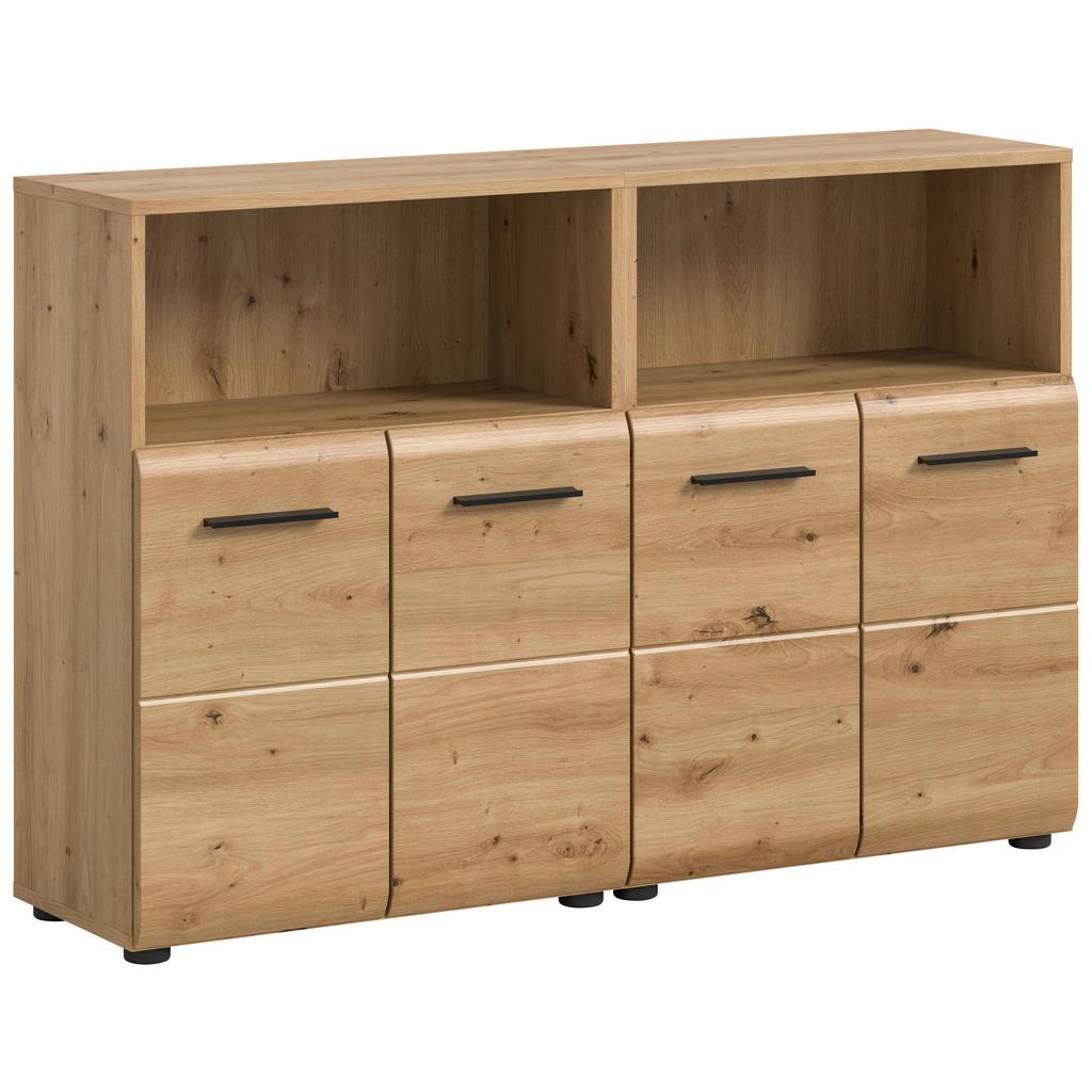 Midischrank Ice Eiche Artisan Dekor B: 120cm