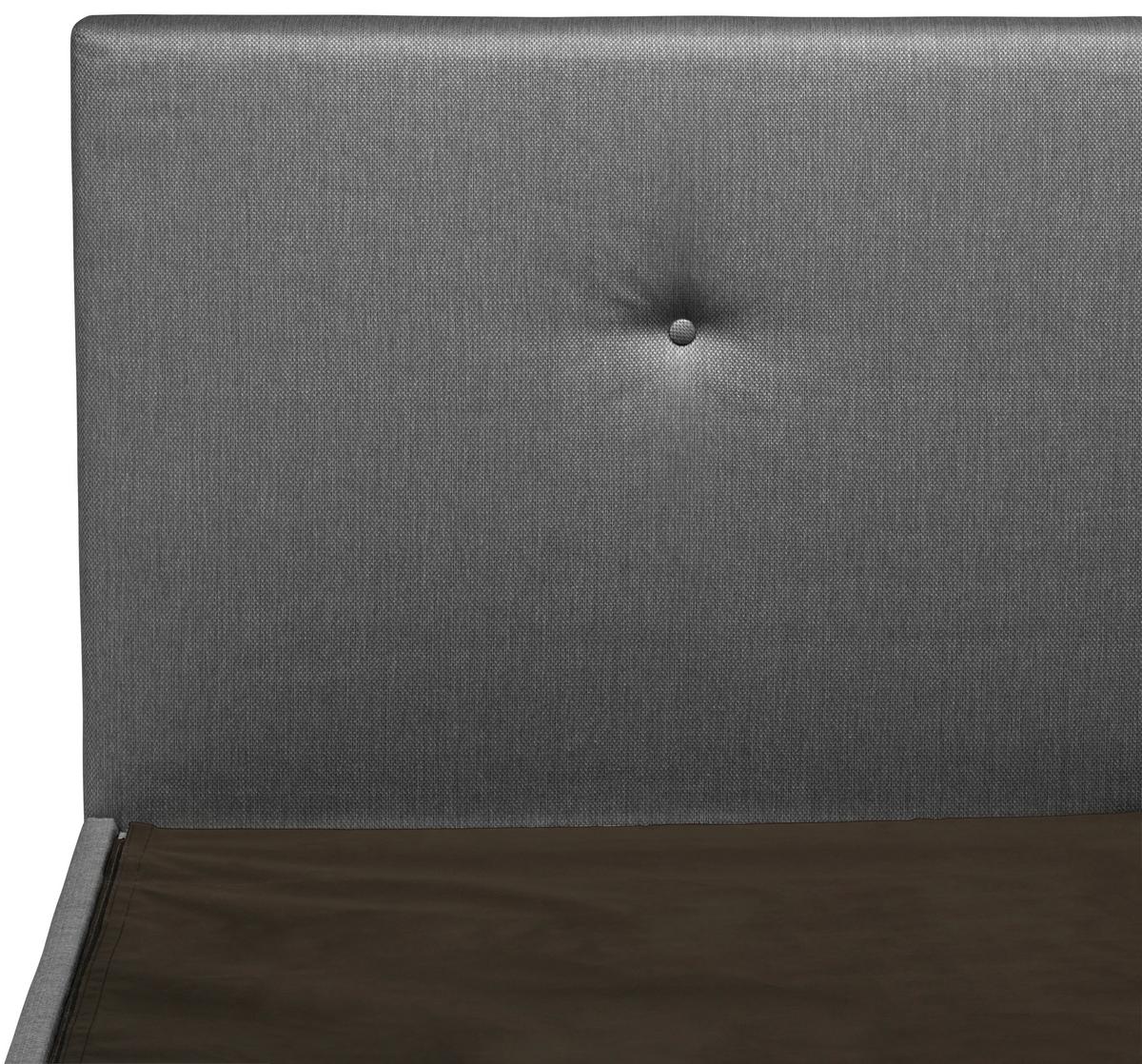 Boxbett Mit Topper 120x200 Antonio - Schwarz/Grau, KONVENTIONELL, Holz/Holzwerkstoff (120/200cm) - P & B