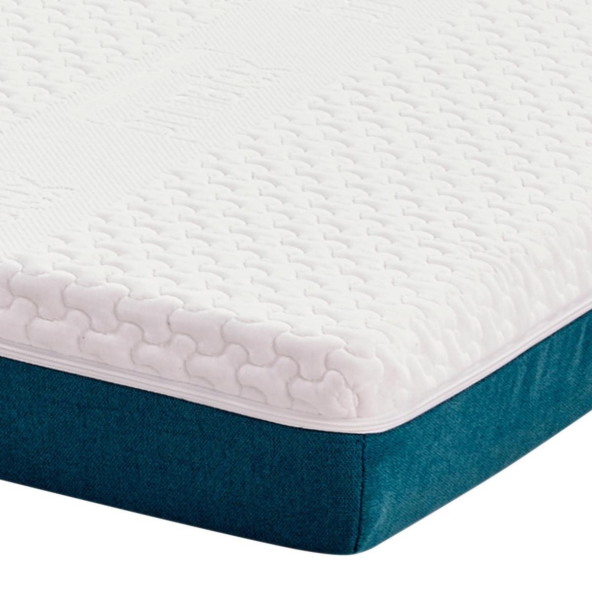 Dětská matrace ENJYO-ZOE 90x200cm, H2, modrá - bílá/tyrkysová, textil (90/200cm) - Primatex