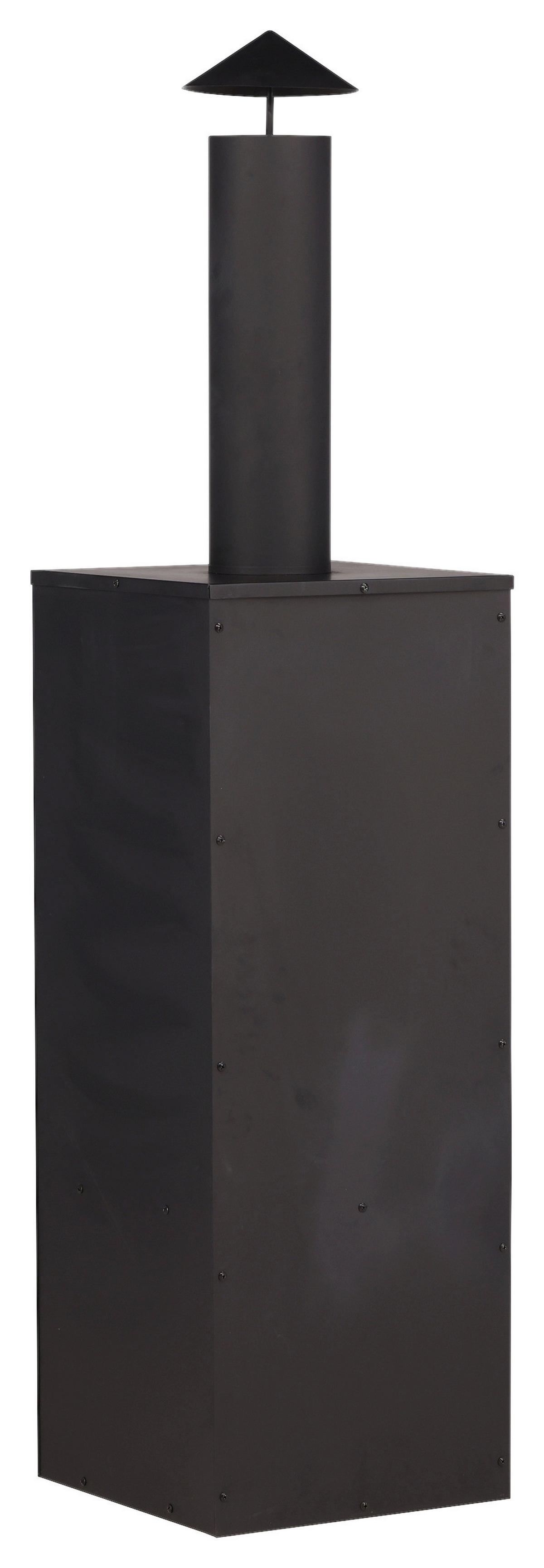 Feuerstelle Makarima - Schwarz, KONVENTIONELL, Metall (45/199/45cm) - Gardenson