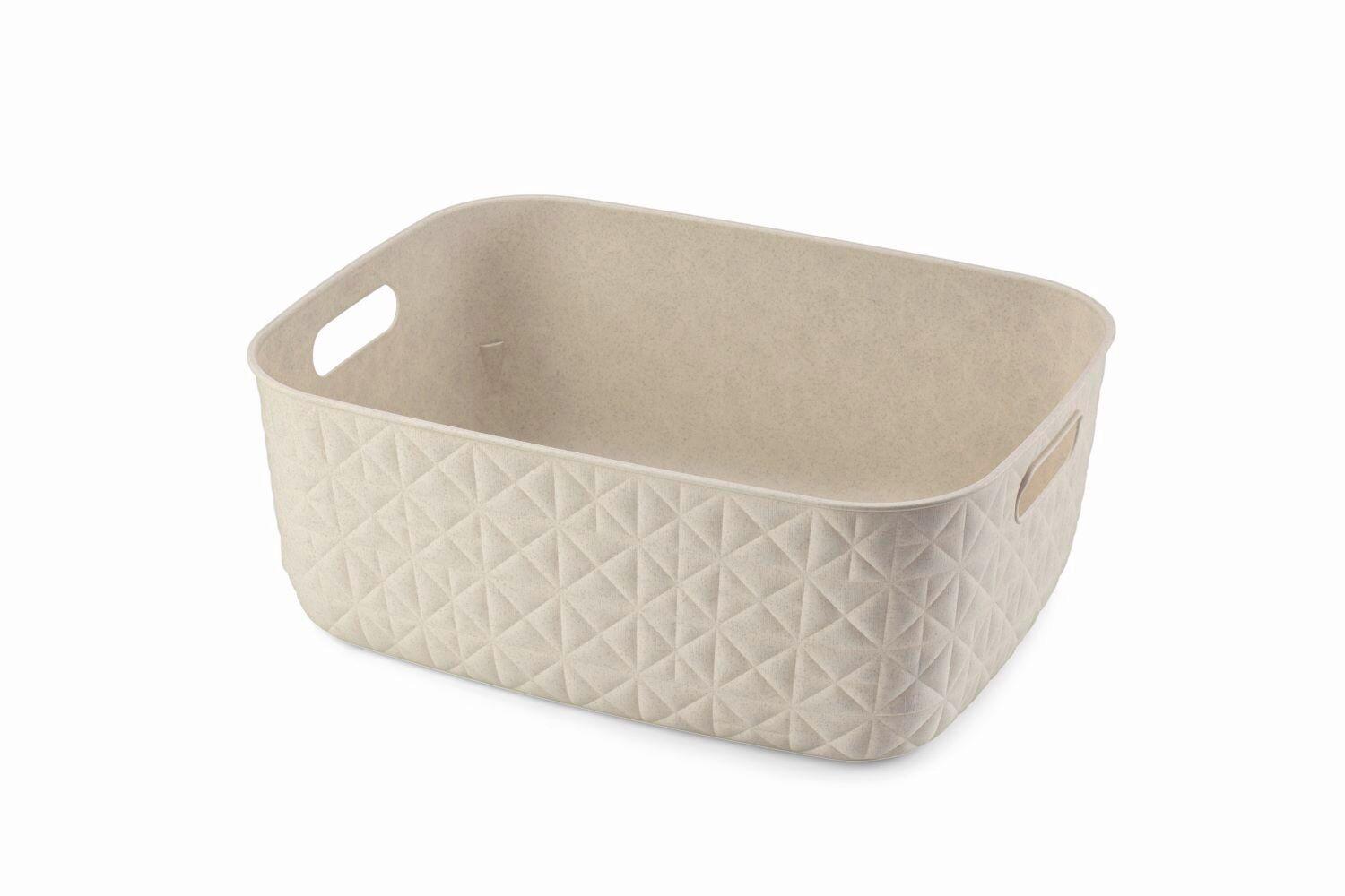 Kosár Kb. 12,5l - bézs, Basics (28.2/14.2/38cm)