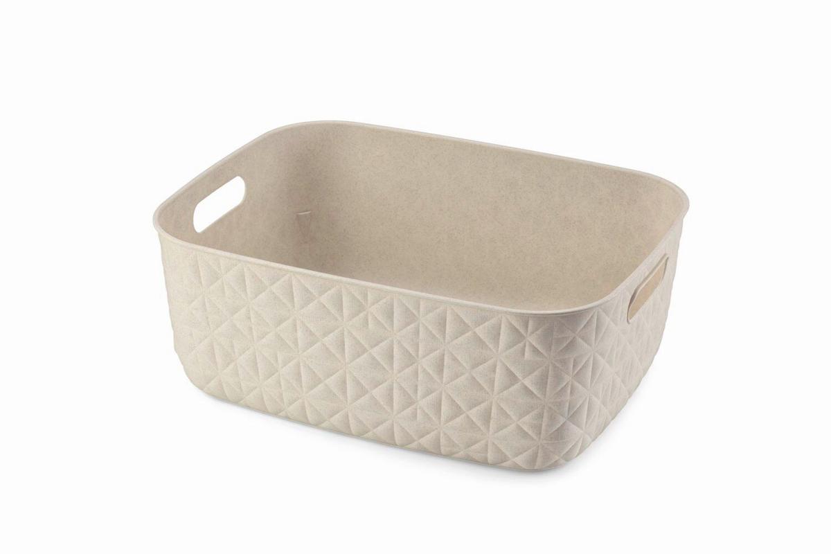Kosár Kb. 12,5l - bézs, Basics (28.2/14.2/38cm)