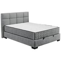 Boxbett Nagol A - Anthrazit/Schwarz, MODERN, Holzwerkstoff/Textil (120/200cm) - MID.YOU
