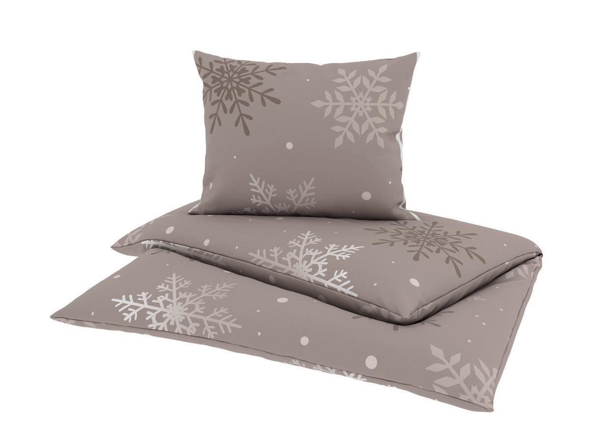 BETTWÄSCHE NORDPOL - Taupe, MODERN, Textil - Luca Bessoni