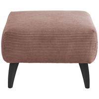 Hocker Colori Rosa B: 66 Cm - Schwarz/Rosa, MODERN, Holz/Textil (66/44/66cm) - MID.YOU
